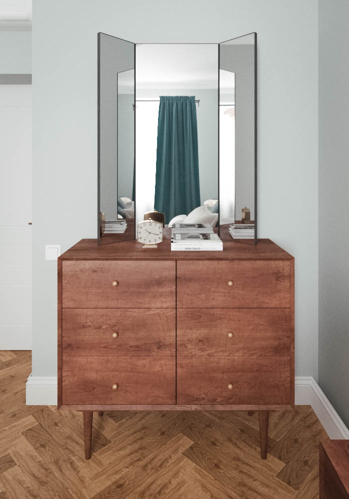 Интерьер в стиле mid-century modern