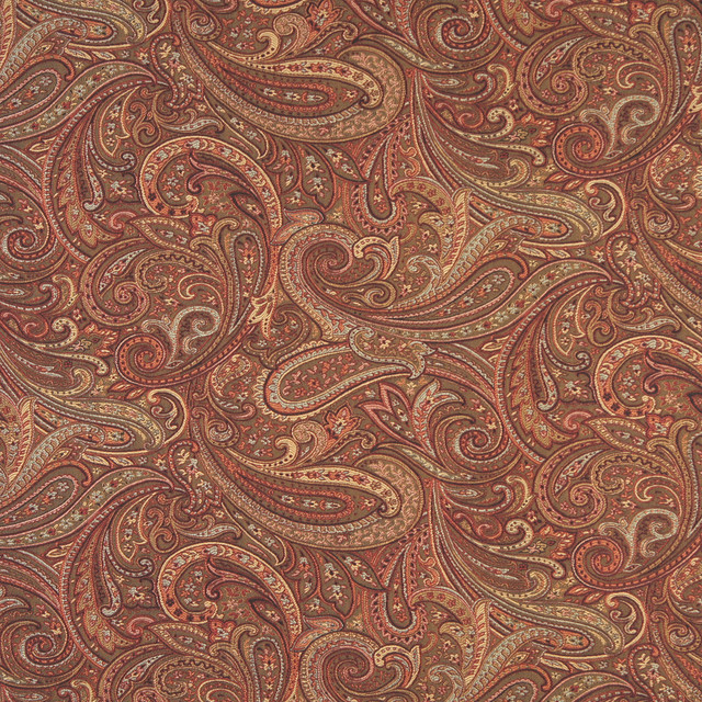 F326 Traditional Paisley Upholstery Fabric