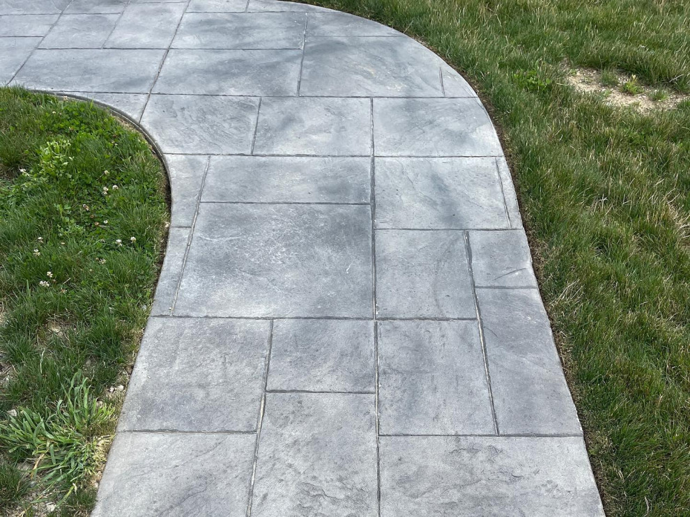 Stamped Driveway and Walkway