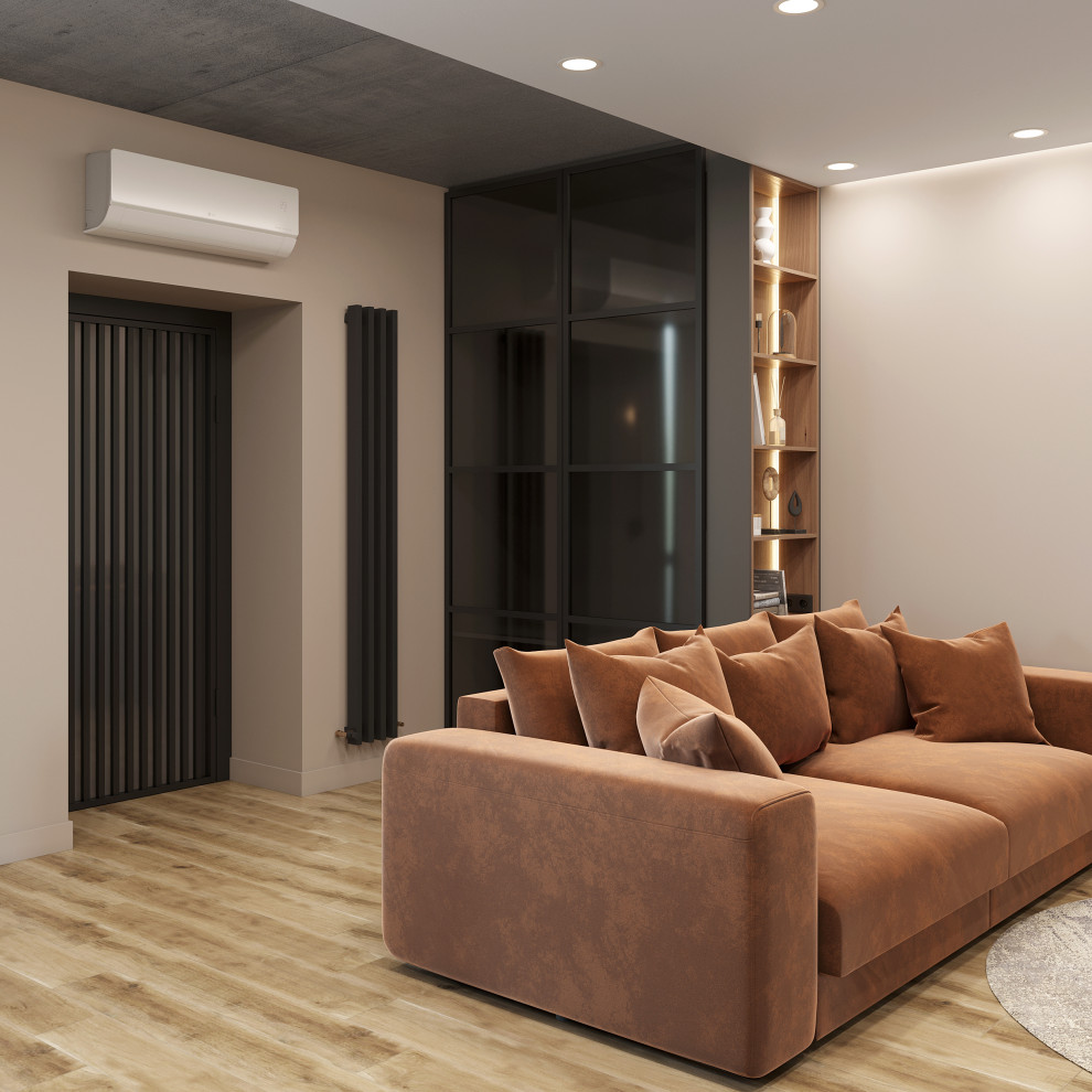 Дизайн-проект первого этажа дома в г. Томск, площадью 65 кв.м.