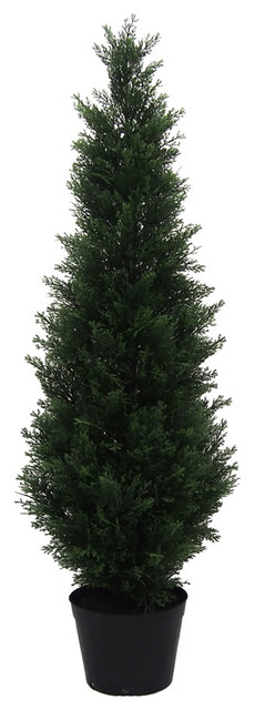 Vickerman Potted Cedar Tree, UV, 3', 4'