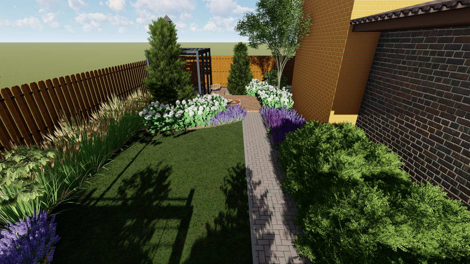 Частный сад Великолепный