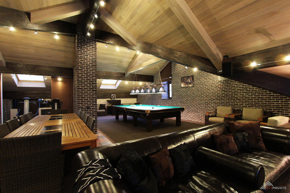 Дизайн-проект частного загородного дома в Московской области. Водники