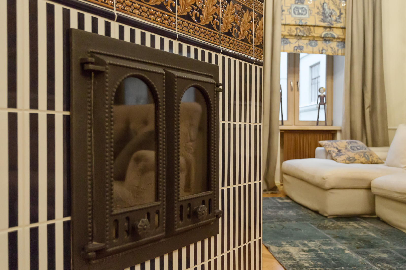 Элегантная квартира в старом московском переулке.