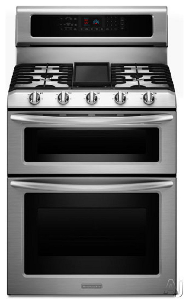 36 inch range with two ovens?
