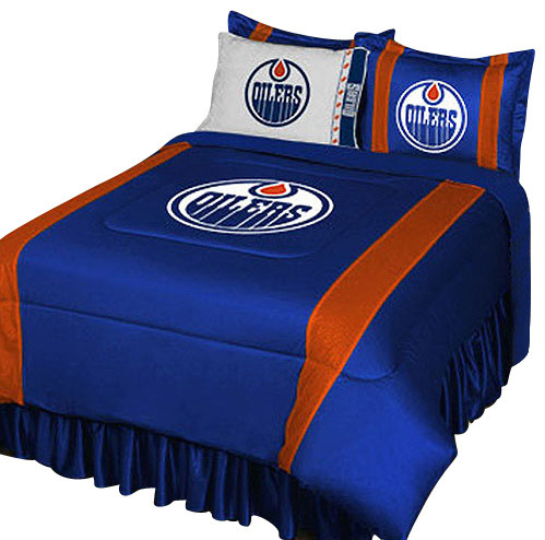 nhl edmonton oilers comforter set hockey bedding nhl edmonton oilers comforter set hockey bedding