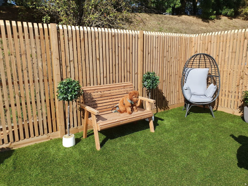 Garden Fence Panels Contemporary Landscape Devon by Gates and