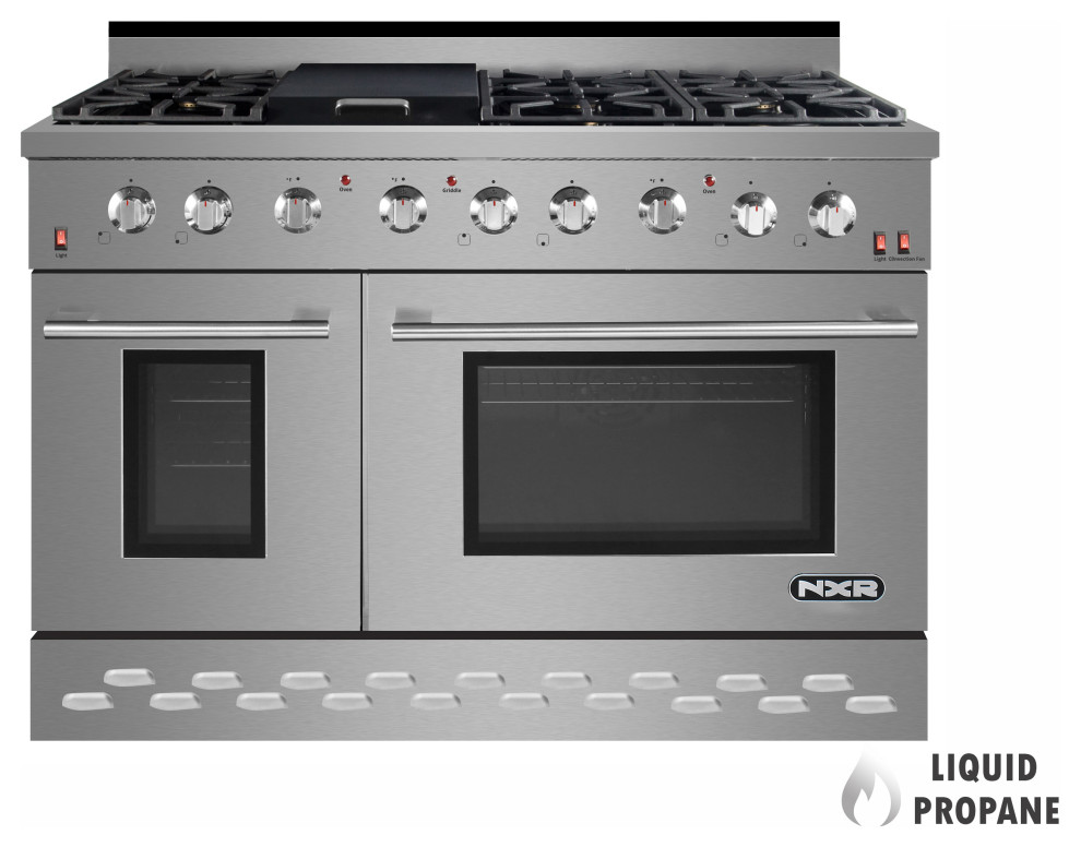 NXR 48" ProStyle Propane Gas Range with 7.2 cu.ft. Convection Oven, SC4811LP Contemporary
