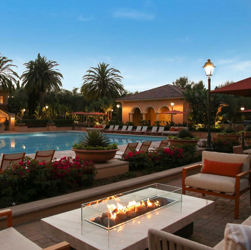 Trendy home design photo in Orange County