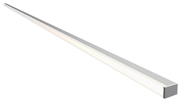 Stix Plus LED Wall Bar, Bright Satin Aluminum, 60"