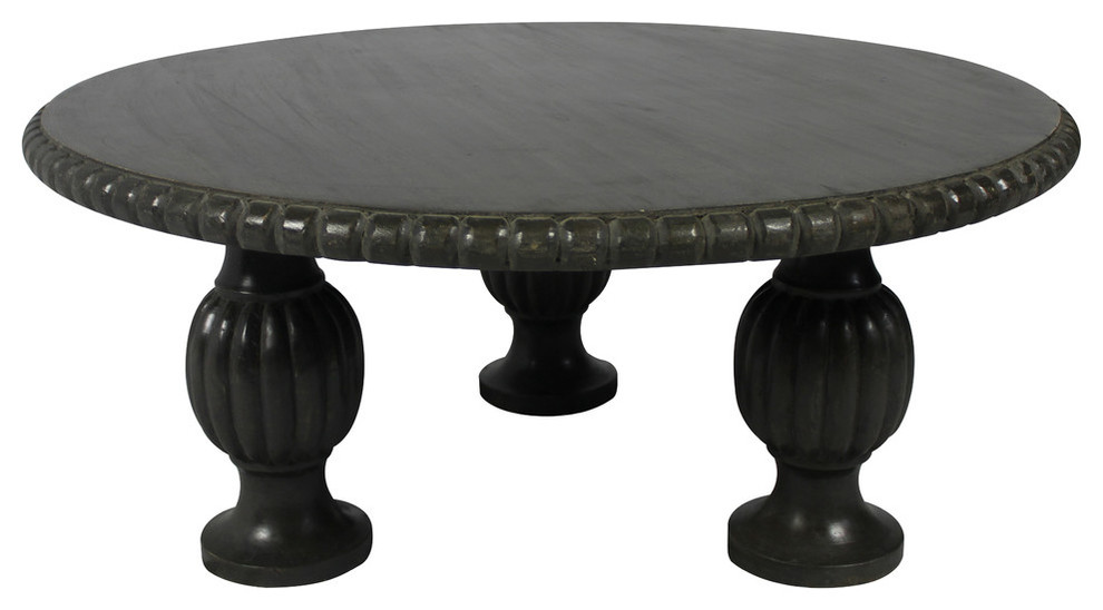 Padma Cocktail Table in Mango W/ Dark Gray Wash ...