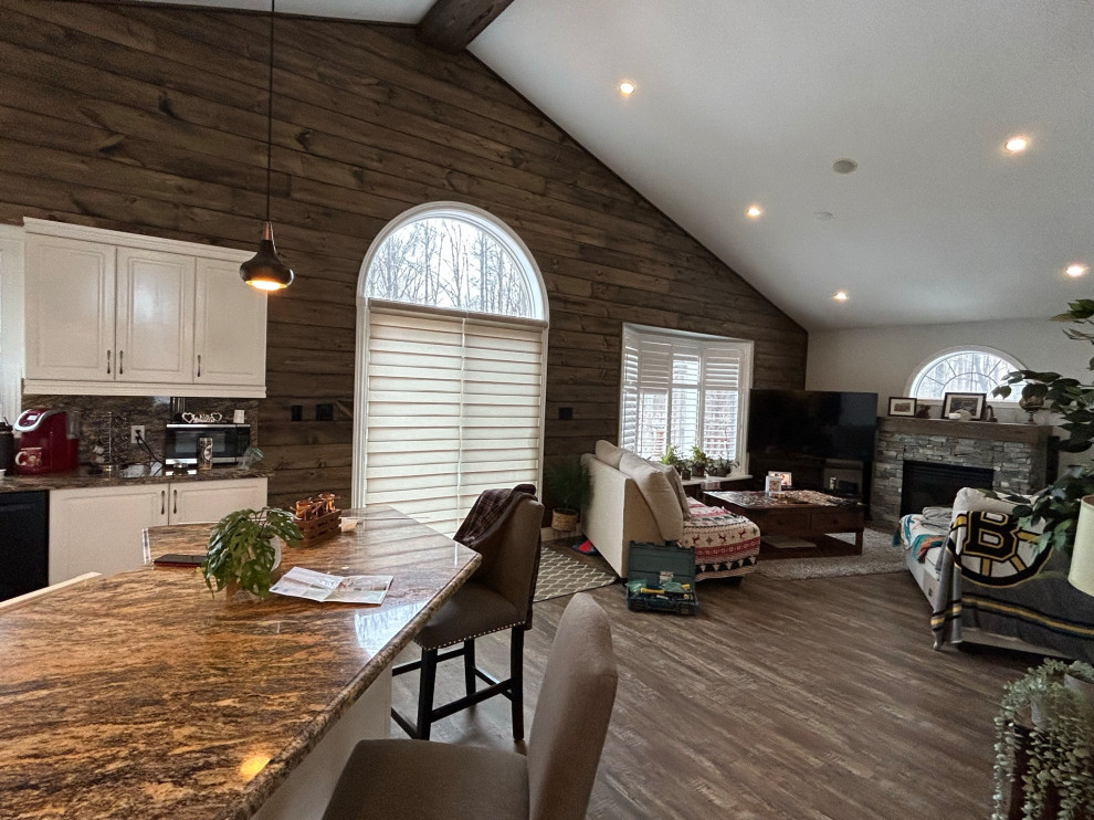 Beautiful Rustic-Modern Style Main Floor & Stairs Transformation