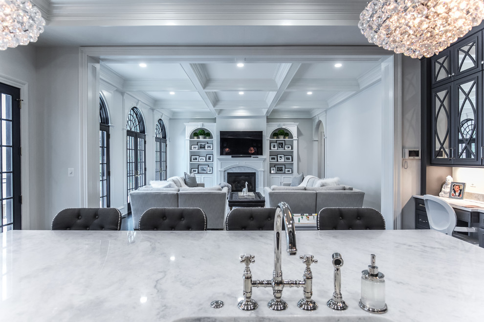 Transitional home design photo in DC Metro