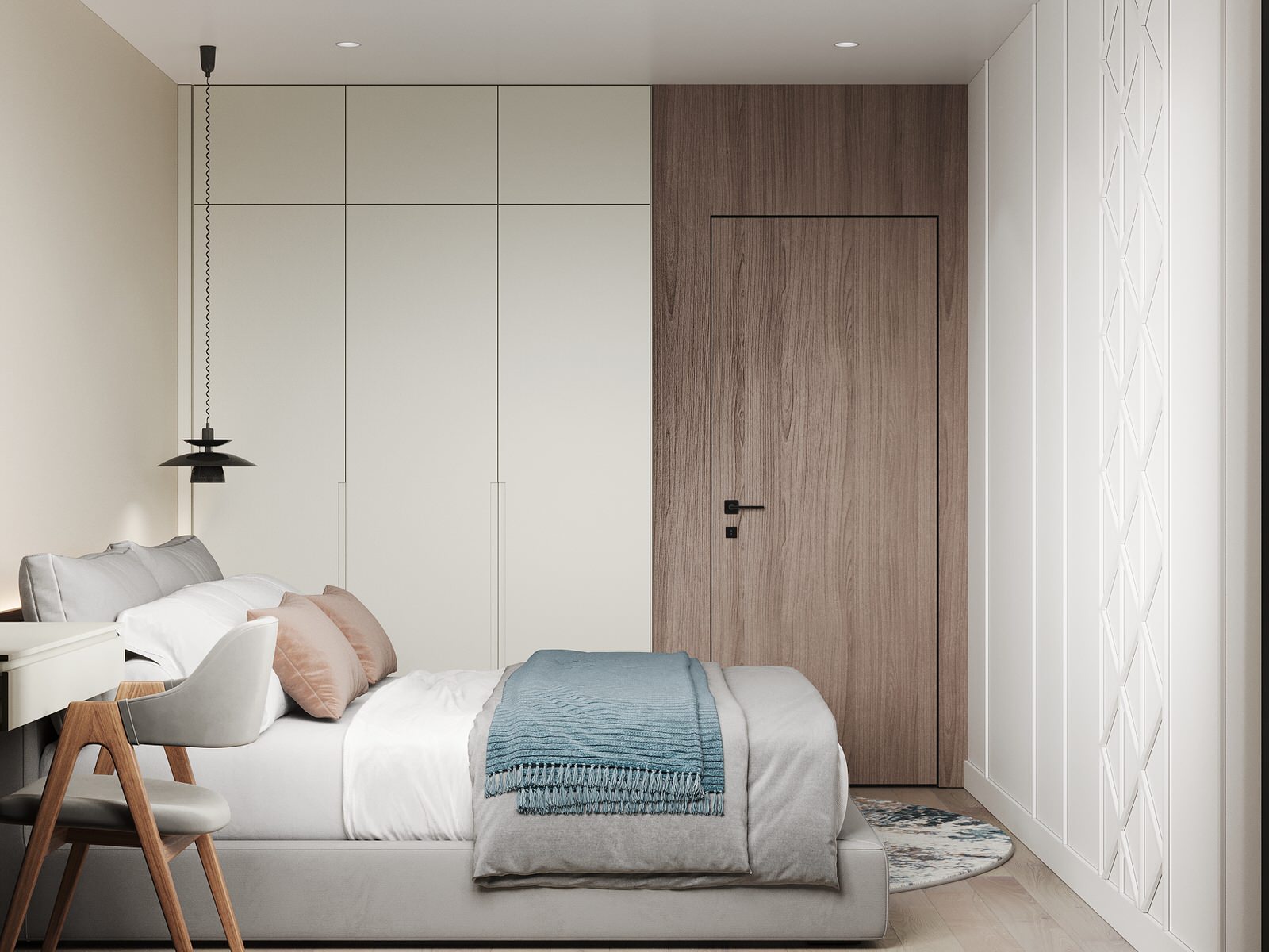 Квартира для молодой семьи с элементами сканди