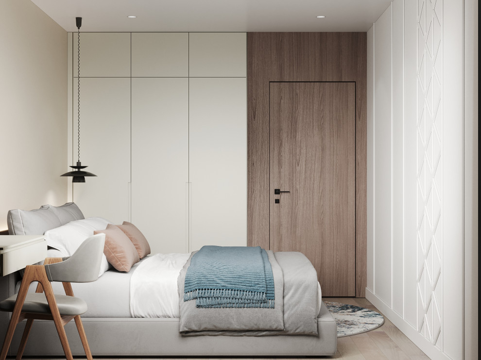 Квартира для молодой семьи с элементами сканди