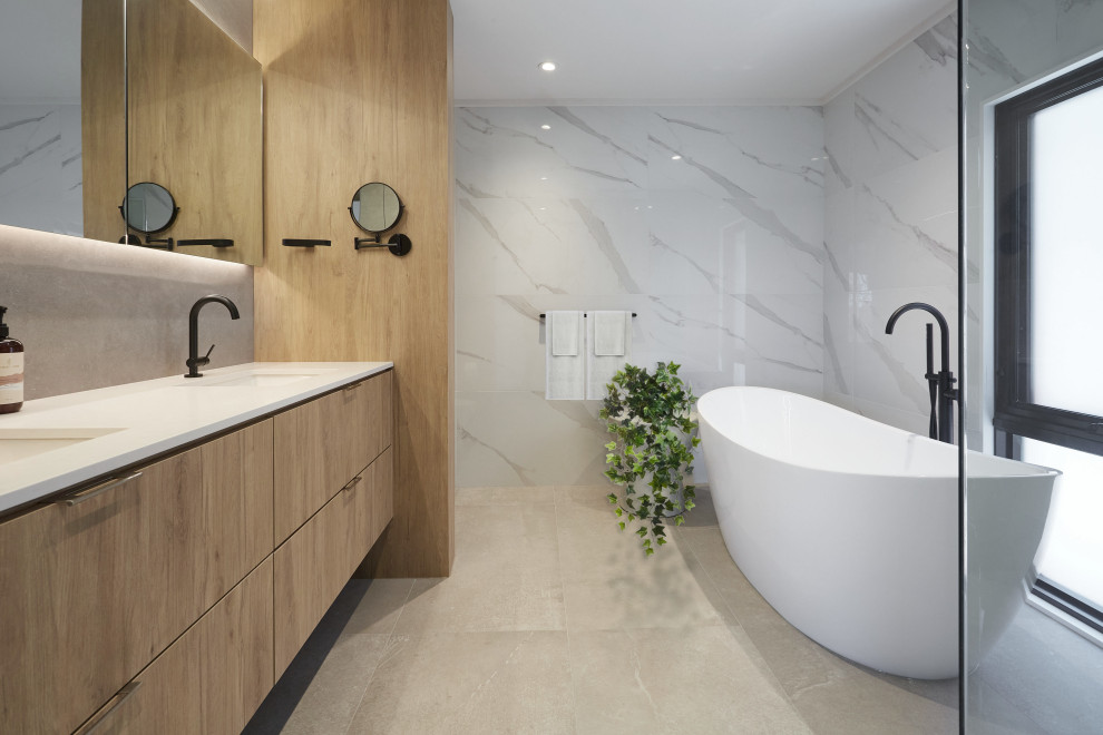 Donwoods Modern Bathroom Toronto by Affecting Spaces Design