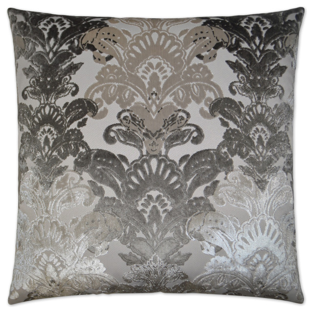 Canaan Company 24 X24 Accent Pillow Schubert Platinum
