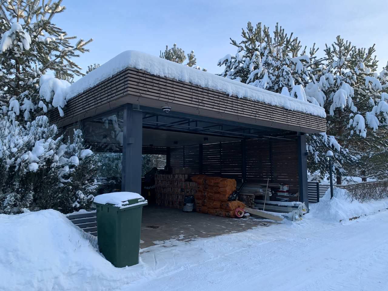 Истра. Комплексная застройка. беседка и Навес.