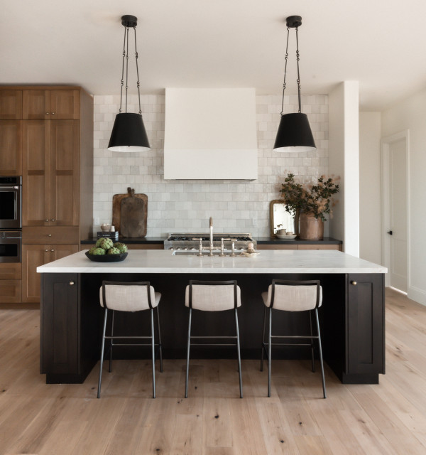 Dream Kitchen Design with White Oak Cabinets fusion-kitchen