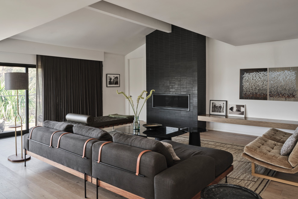 Hollywood Hills Modern Contemporary Living Room Los Angeles by