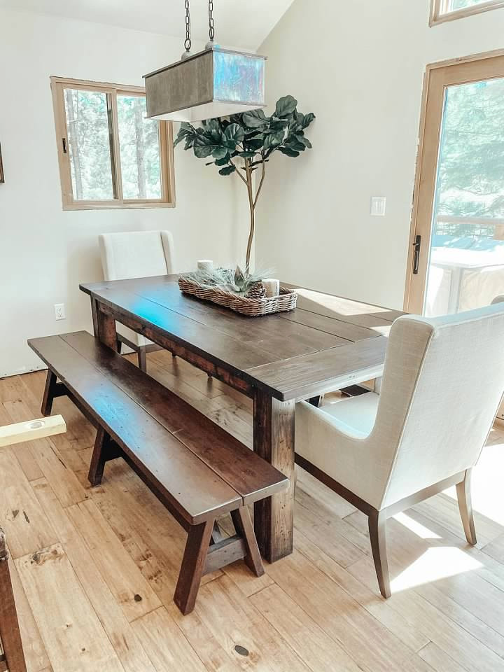 Inspiration for a rustic dining room remodel in Sacramento