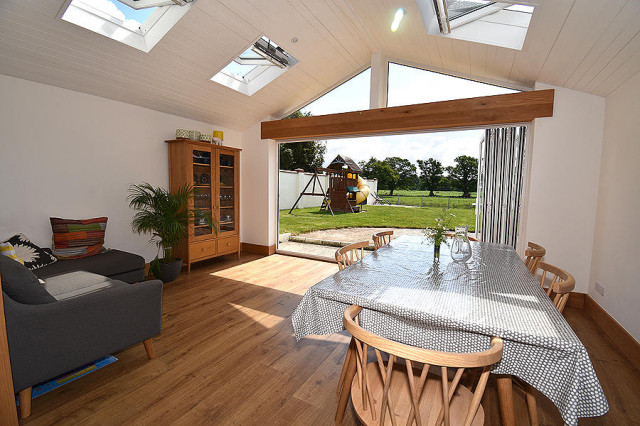 Single storey rear extension contemporary-dining-room