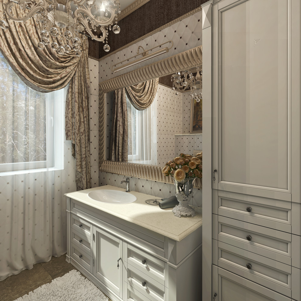 Классический санузел в доме