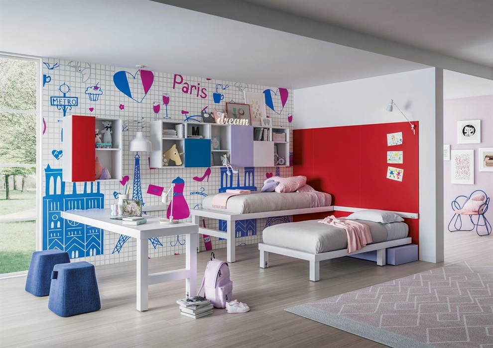 Contemporary kids' room in Chicago.