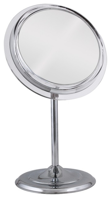 Surround Light Chrome 5X Magnifying Vanity Mirror