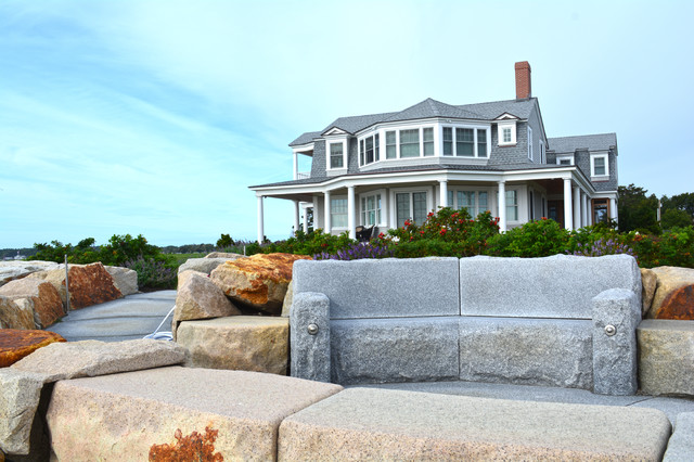 Rye Nh Beach House Exterior Boston By Swenson Granite Works