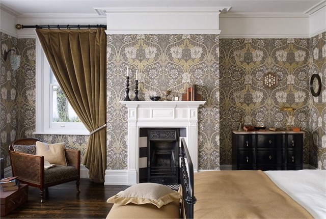 William Morris - Wallpaper - Traditional - Bedroom - San ...