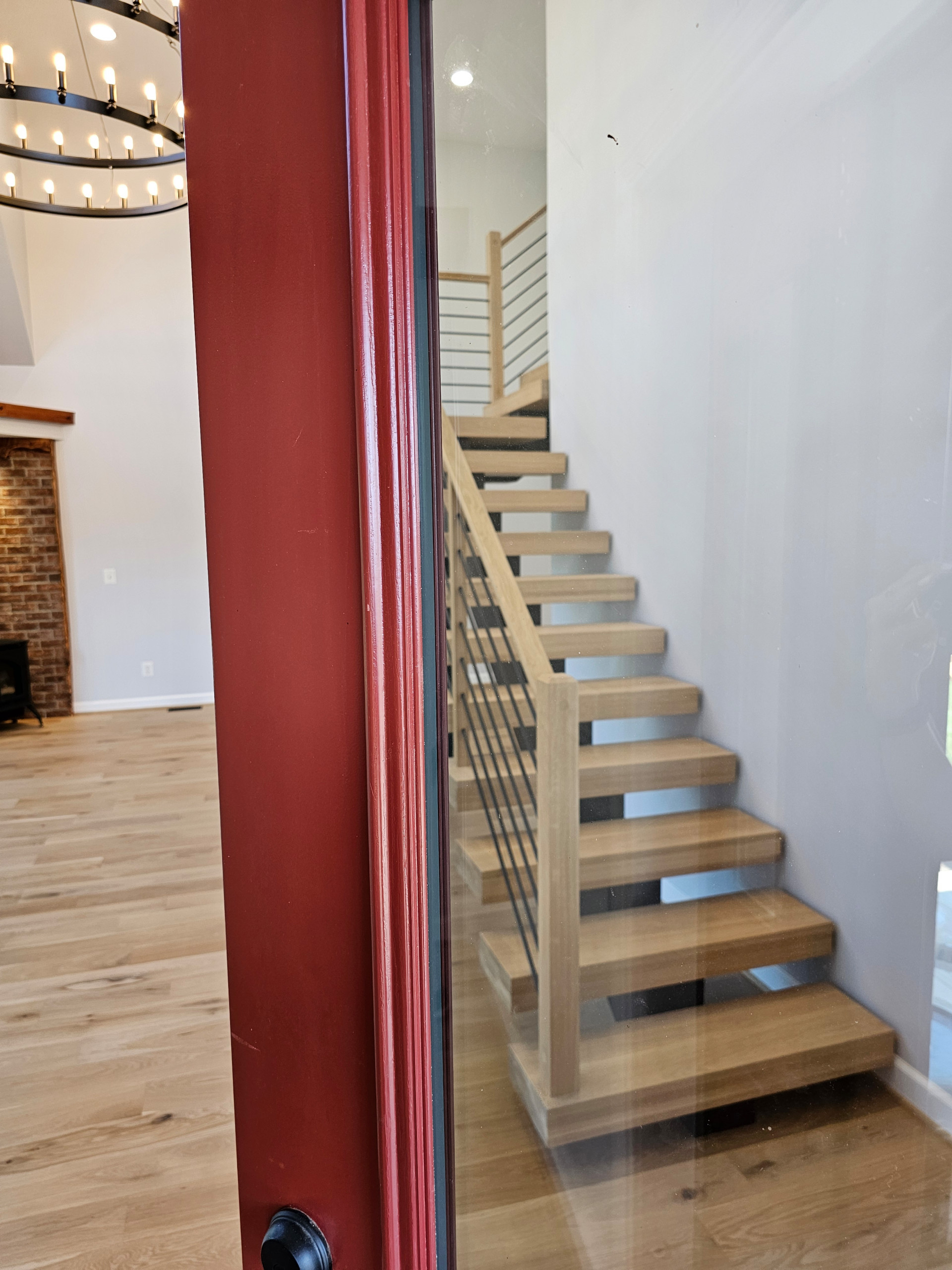 123_Modern Meets Rustic Farmhouse Staircase, Leesburg, VA 20175