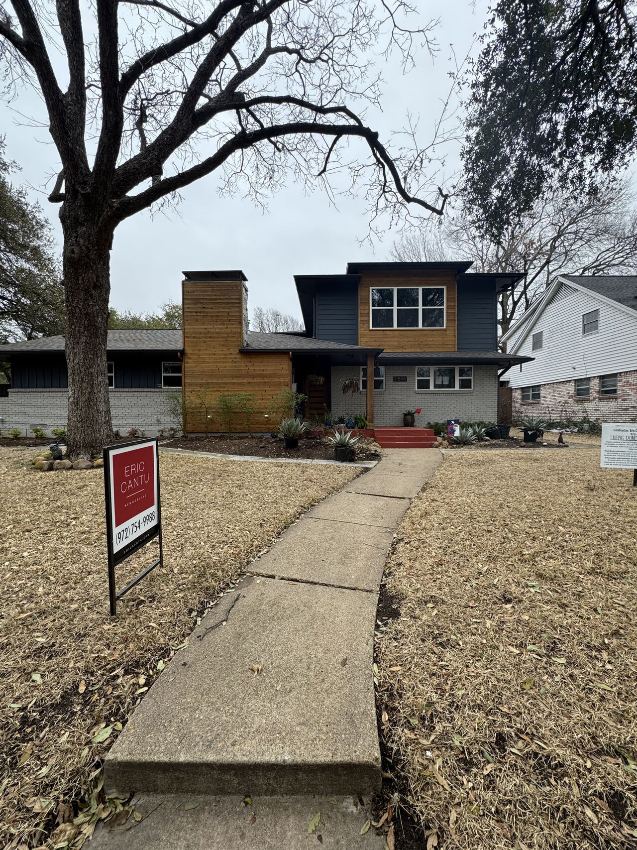Look for the Eric Cantu Remodeling sign in your neighborhood.