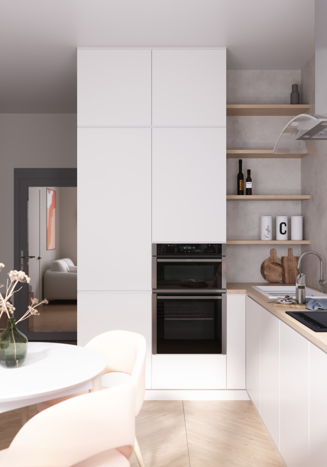 ЖК Discovery. Квартира для юной девушки.