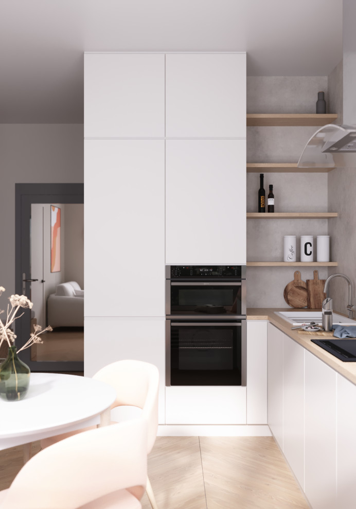 ЖК Discovery. Квартира для юной девушки.