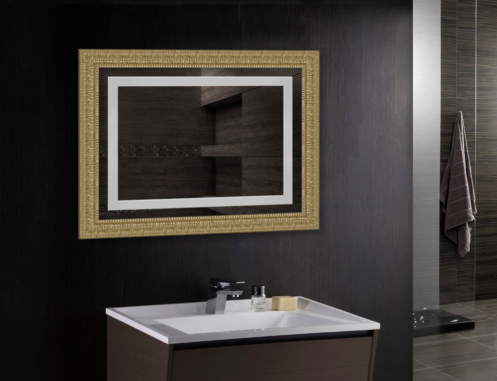 Зеркала с подсветкой в раме