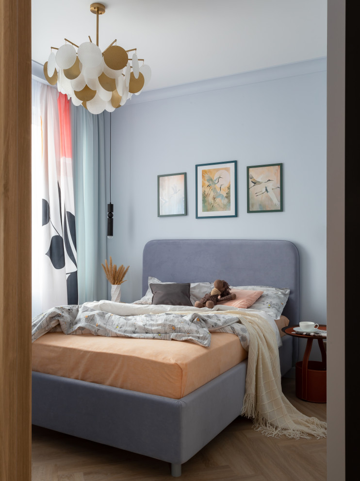 Малые м2 - не помеха комфорта. Смелый и яркий интерьер для молодой семьи