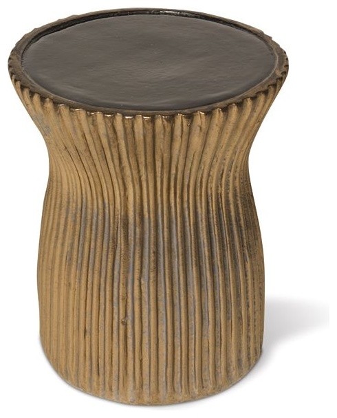 Ceramic Outdoor Stool Or Table Contemporary Patio Chicago