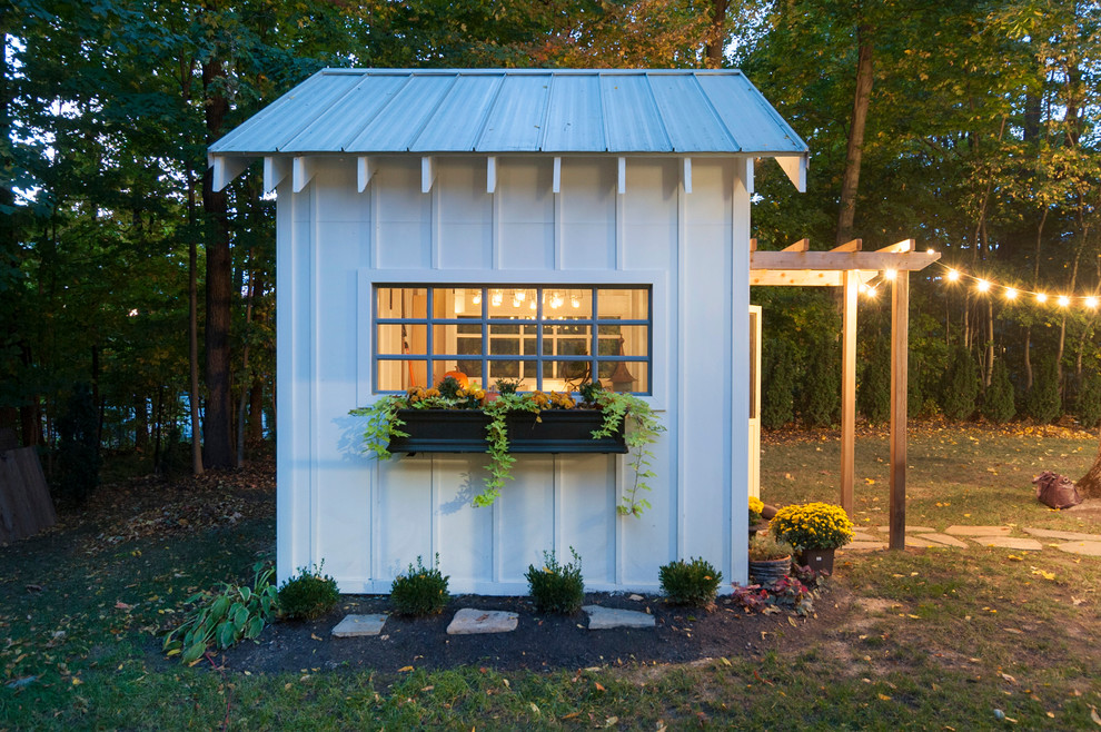 Design ideas for a shed and granny flat in Columbus.