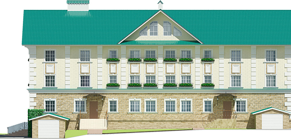 Дизайн внешнего вида и благоустройство территории частного жилого дома