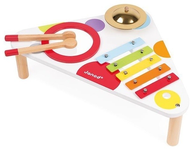 wooden music table baby