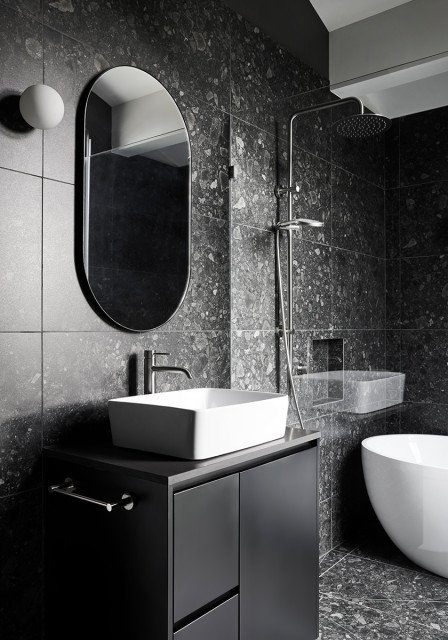 Bathroom trendy-badevaerelse
