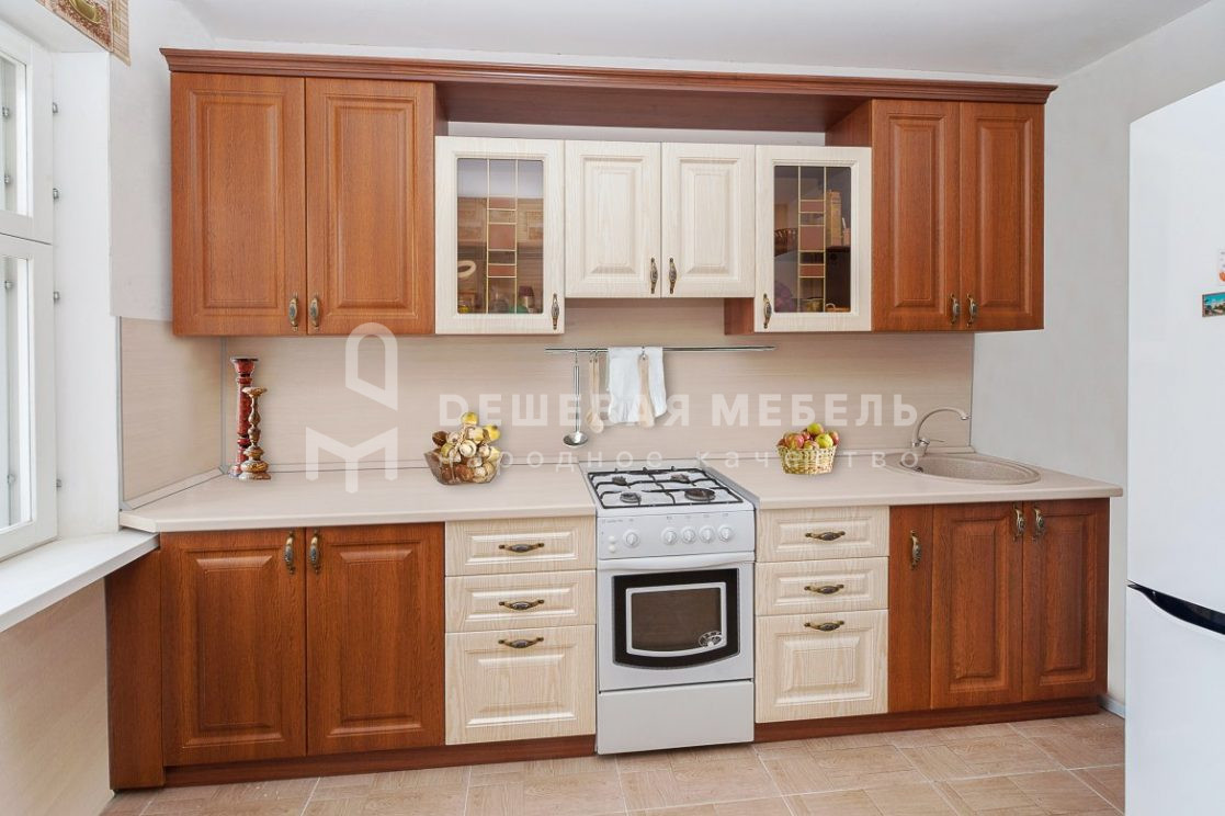 Классическая кухня "Традиция арт.66" с карнизом МДФ