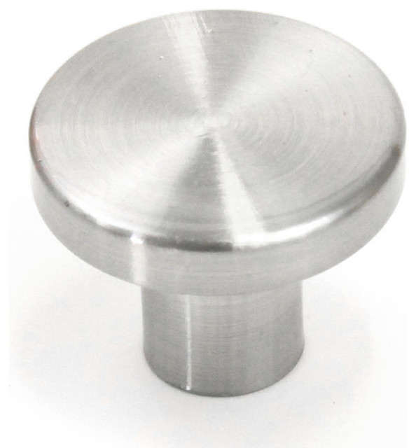 Ale Cabinet Pull Knob Brushed Nickel Finish - Modern - Cabinet And ... - Ale 1