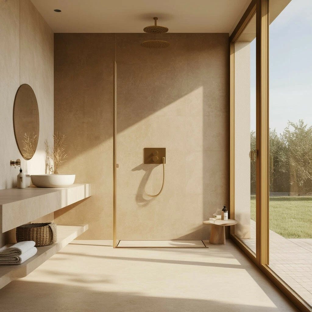 Золотые кольца Сатурна в стиле минимализм