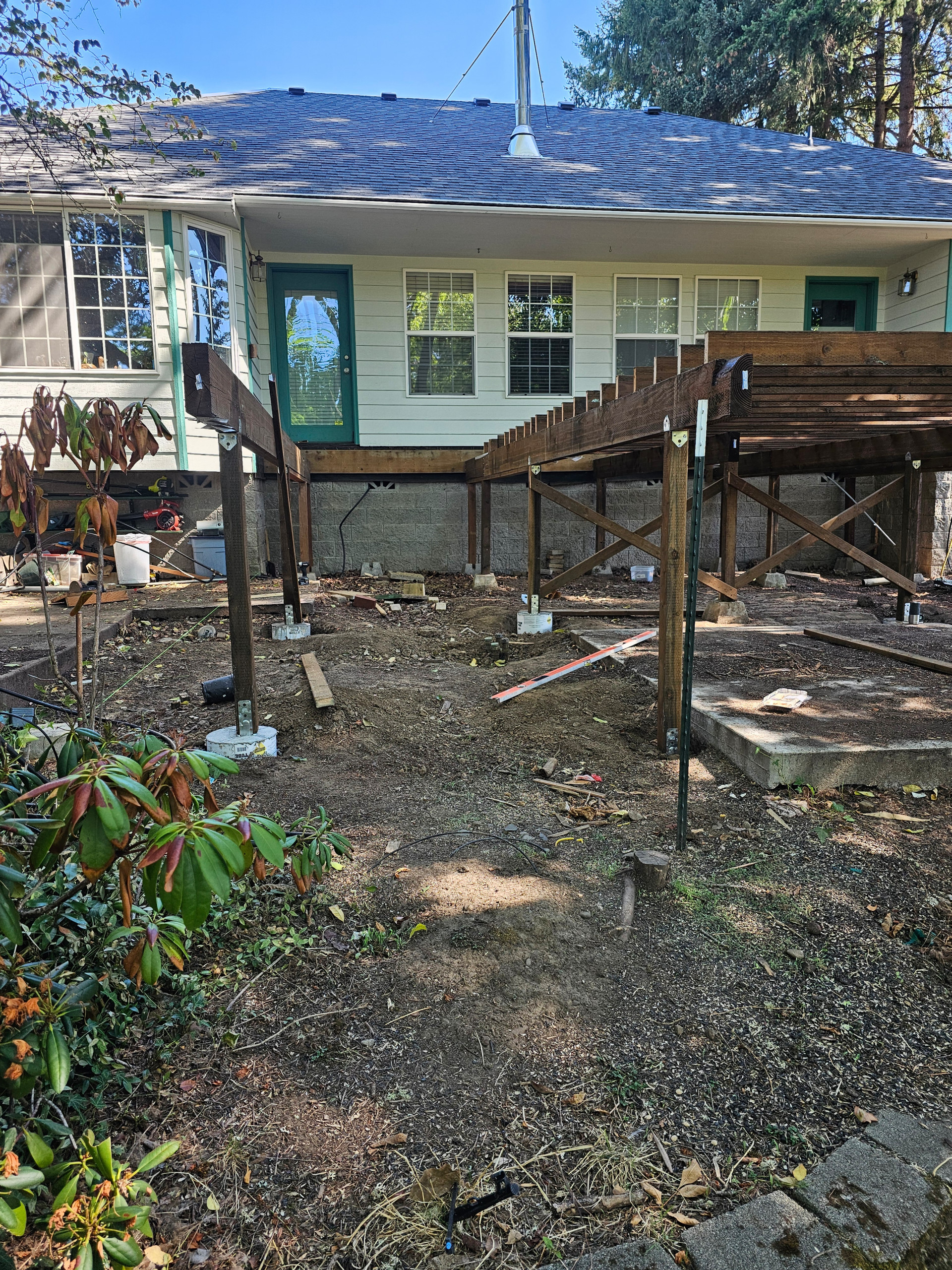 River View Deck - In Progress