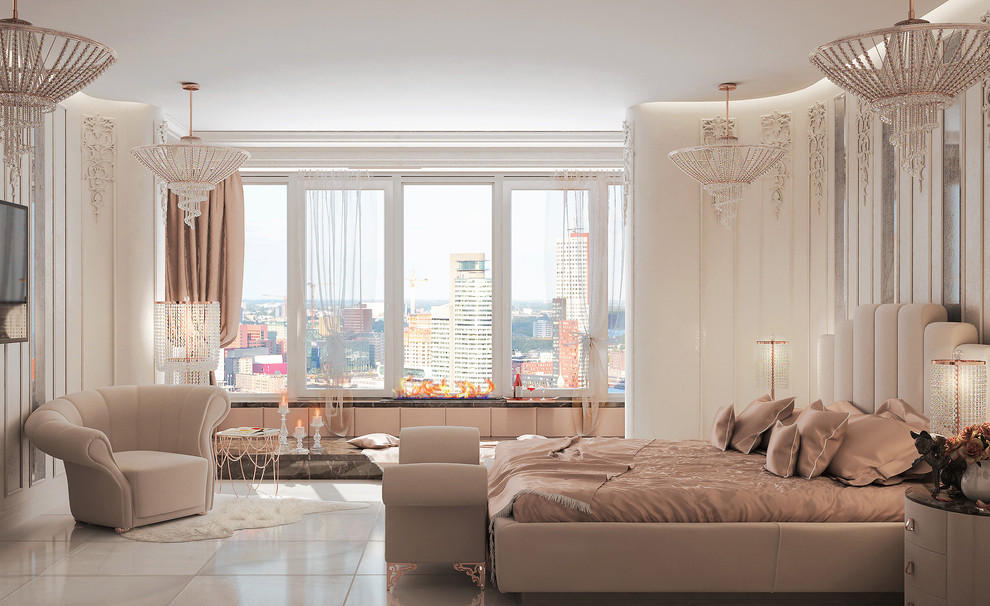 Роскошная спальня для молодой женщины