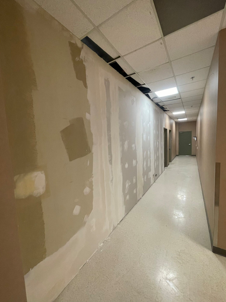 Wall Addition - Calgary Police Station Gym