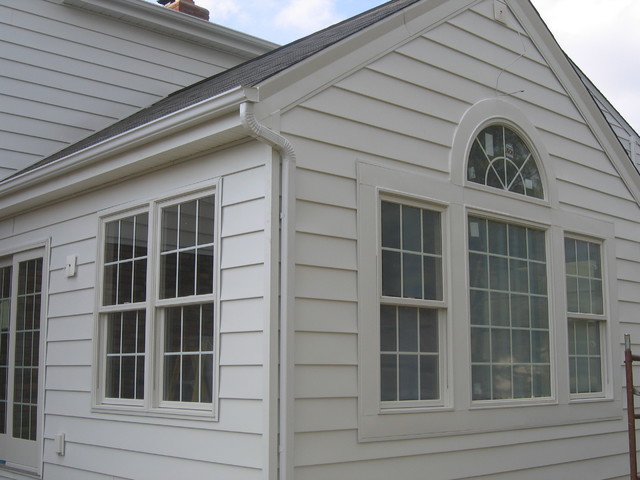 Exterior finishing of an Addition Traditional Exterior Exterior finishing of an Addition Traditional Exterior