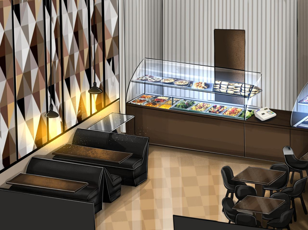 Быстрый эскиз-идея кафе